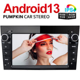 Pumpkin Android 13 Car Radio Navi Opel for Corsa D Astra H Zafira B Meriva A, Vectra C with Bluetooth CD Player 