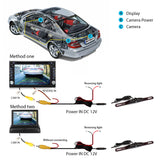 Caméra de recul de véhicule de Vision nocturne de voiture étanche haute résolution citrouille avec angle de vision de 170 degrés 