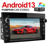 Pumpkin Android 13 Car Radio Navi Opel for Corsa D Astra H Zafira B Meriva A, Vectra C with Bluetooth CD Player 