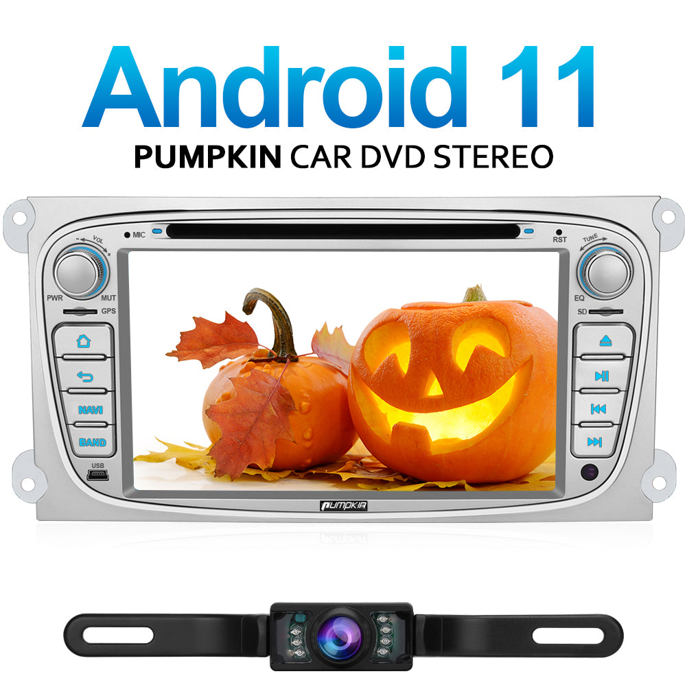 Pumpkin 7 Zoll 2 Din Android 11 Eingebautes DAB Autoradio mit Navi –  PumpkinDE
