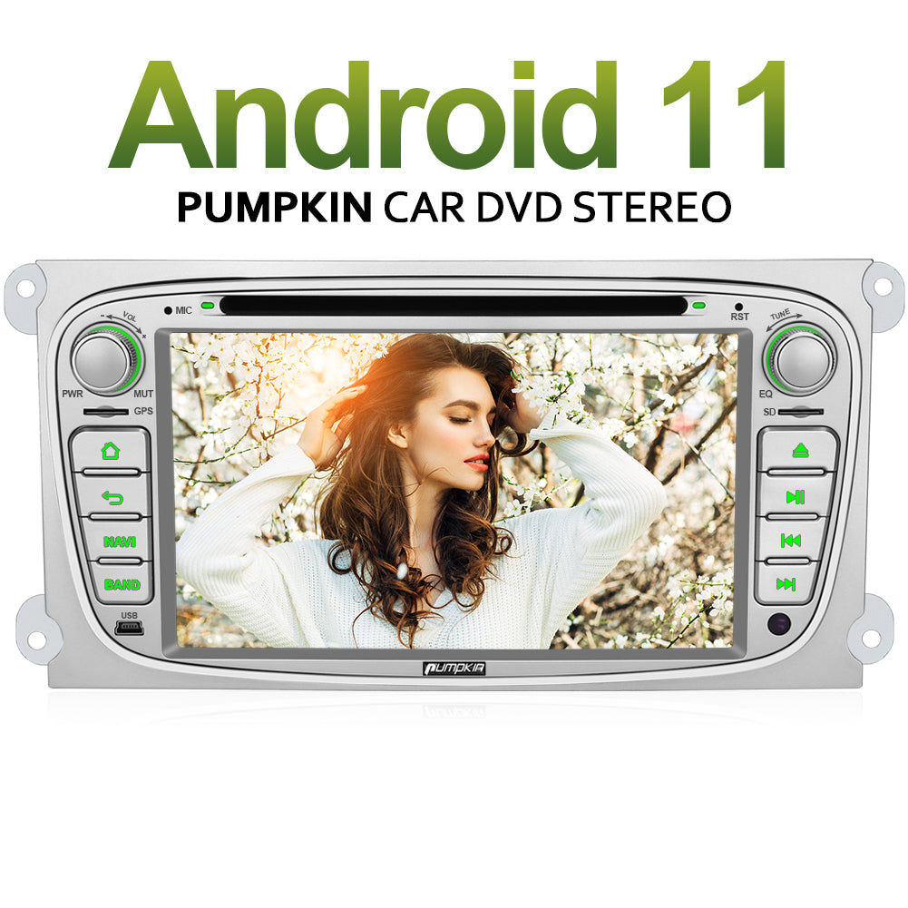 Pumpkin Android 11 Autoradio für Ford Focus MK2 /Mondeo MK4